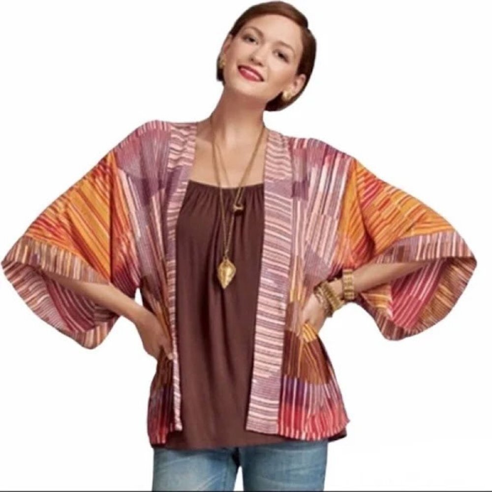 CAbi Style 247 Open Kimono Top - Picture 2 of 11